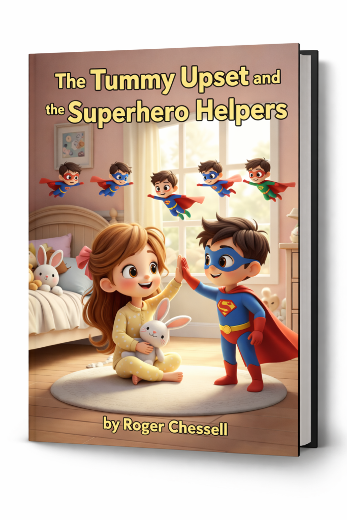 Tummy upset and Super heros